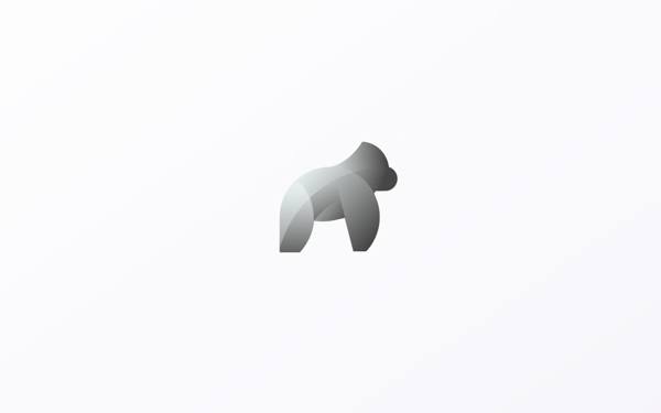 Formas minimalistas se transformam em lindos logotipos de animais